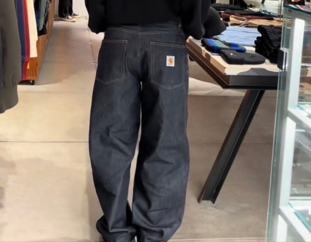 パンツ Carhartt WIP BRANDON PANT blue rigid XS