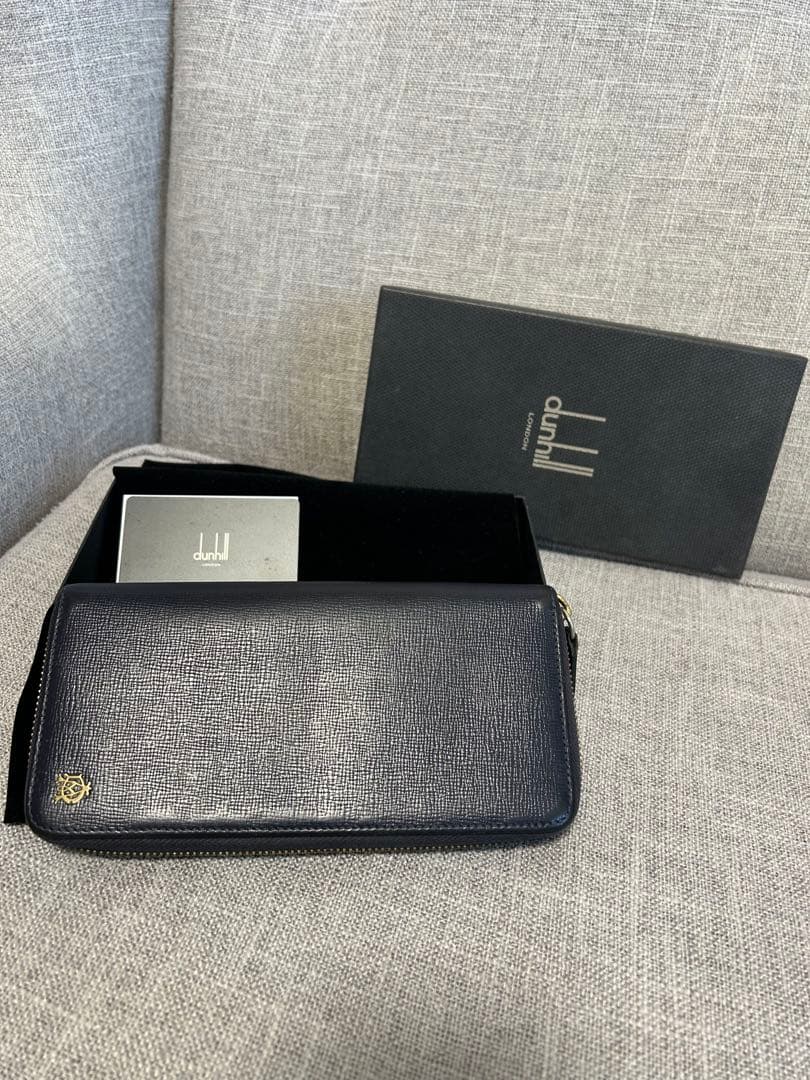ダンヒル　ラウンドファスナー 長財布