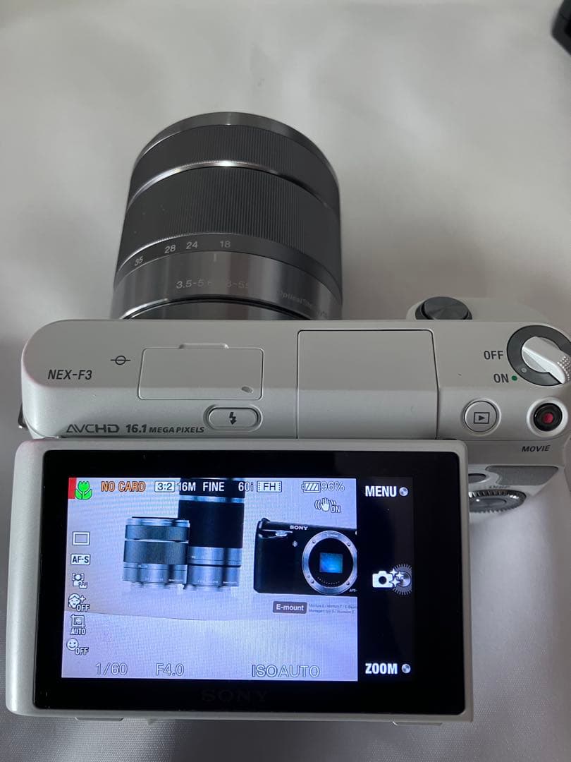k*迎様 【処分価格】SONY NEX-F3 ダブルズームレンズキット