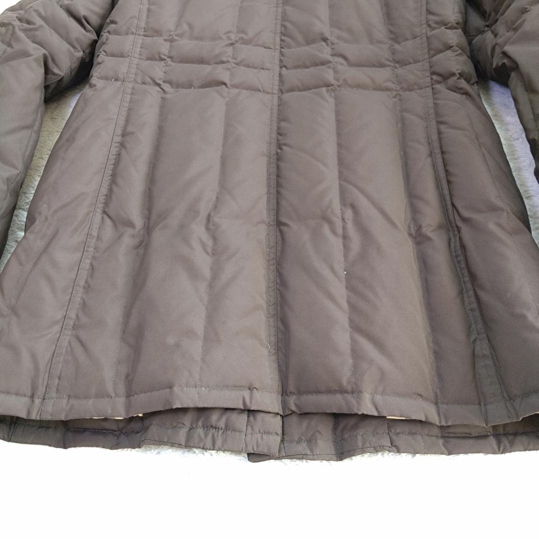 バーバリーロンドン　ダウンJK　38　ノバチェック　ラビット 三陽商会 シンプル