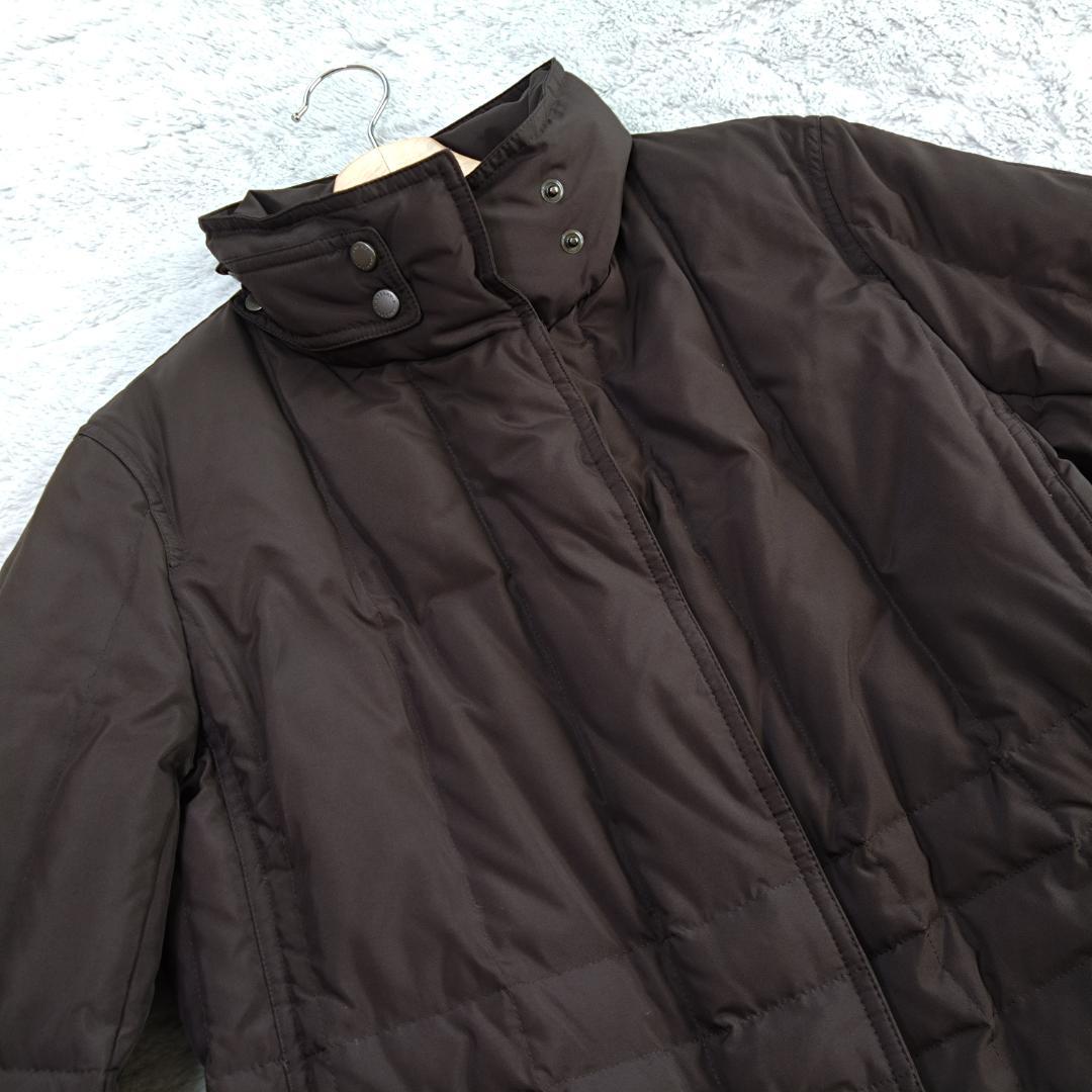 バーバリーロンドン　ダウンJK　38　ノバチェック　ラビット 三陽商会 シンプル