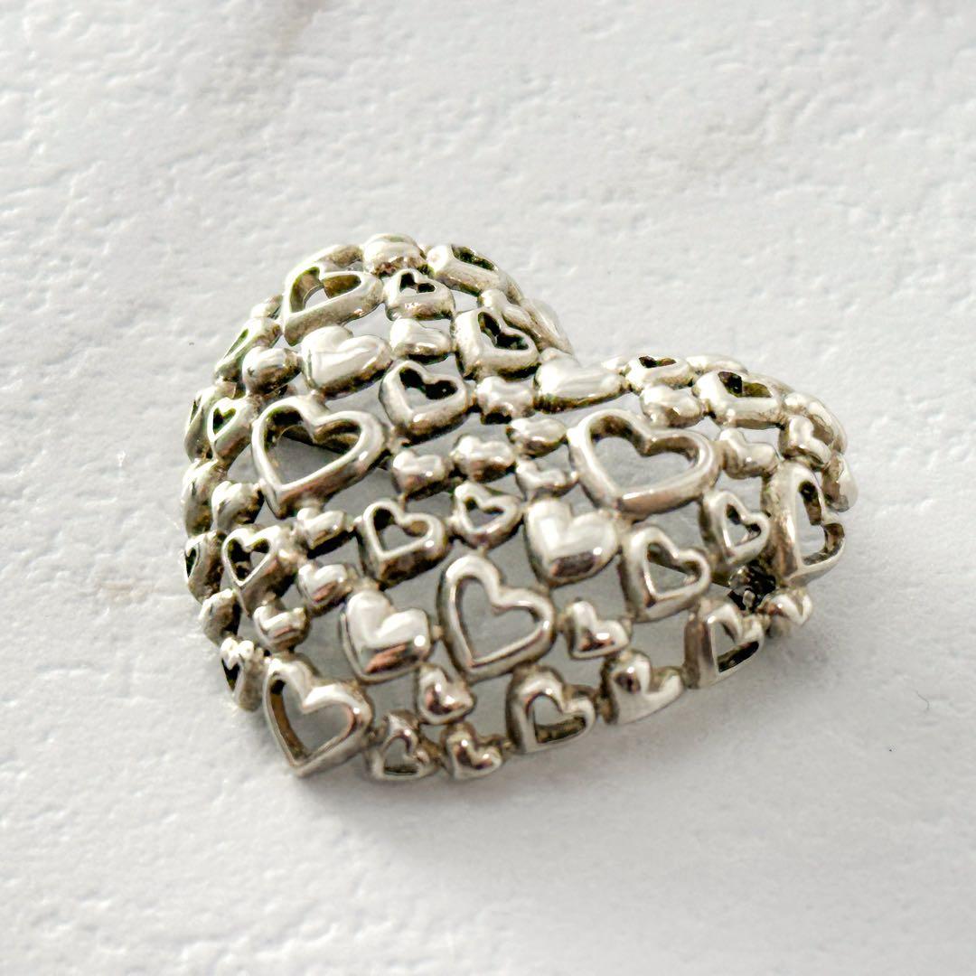  　413　ブローチ　ハートバイハート　ASCH刻印