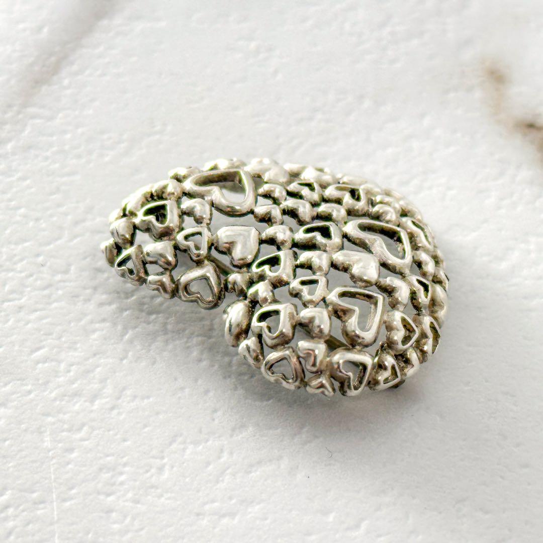  　413　ブローチ　ハートバイハート　ASCH刻印