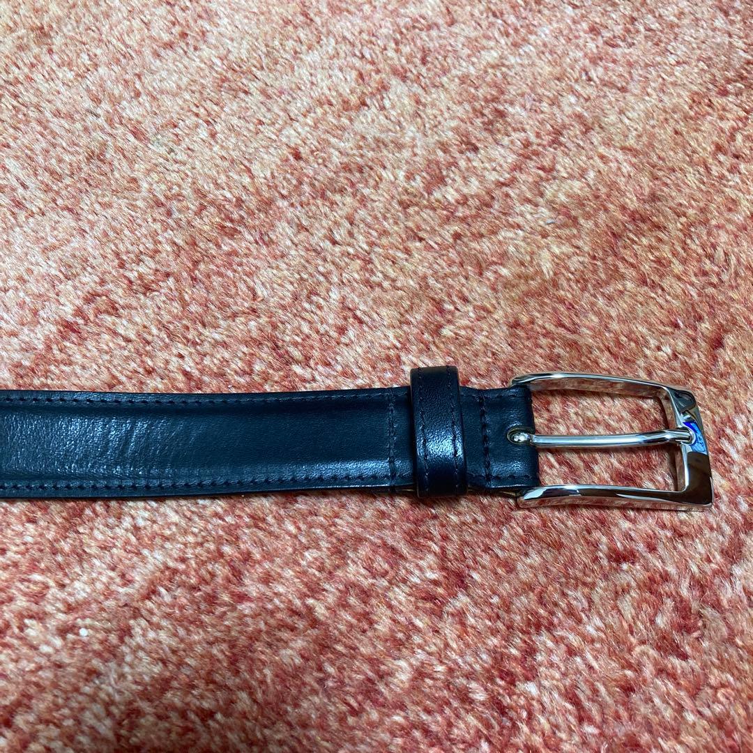 ホワイトハウスコックス フレンチカーフベルトB.1859 ブラック