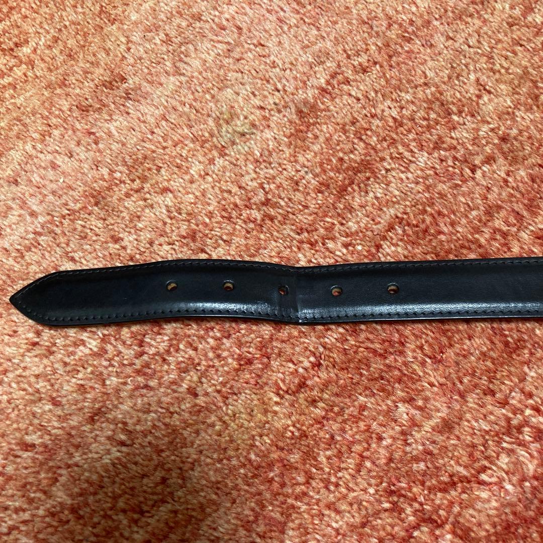 ホワイトハウスコックス フレンチカーフベルトB.1859 ブラック