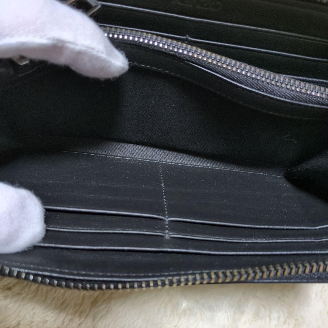 KENZO　ケンゾー　ラウンドジップ　長財布　タイガー　刺繍