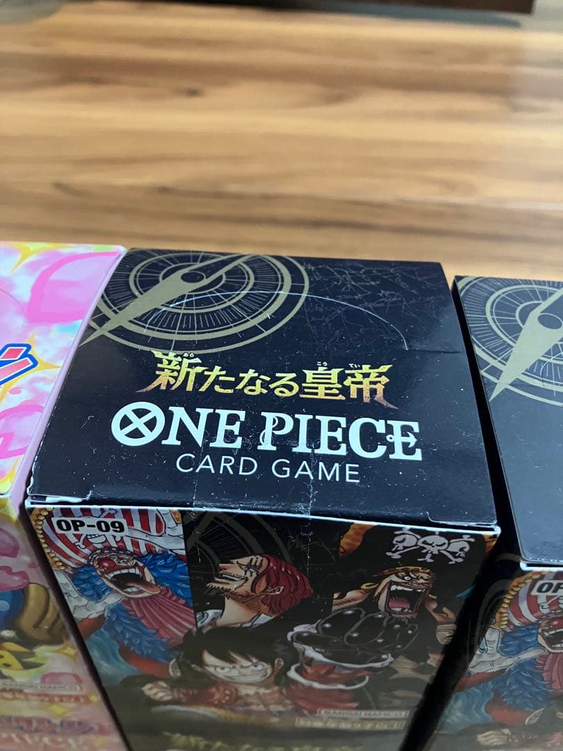 ワンピース新たなる皇帝 4BOXメモリアルコレクション1boxテープ付き 未開封