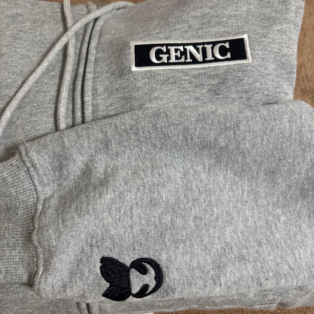 GENIC ジップアップパーカー　if Mサイズ