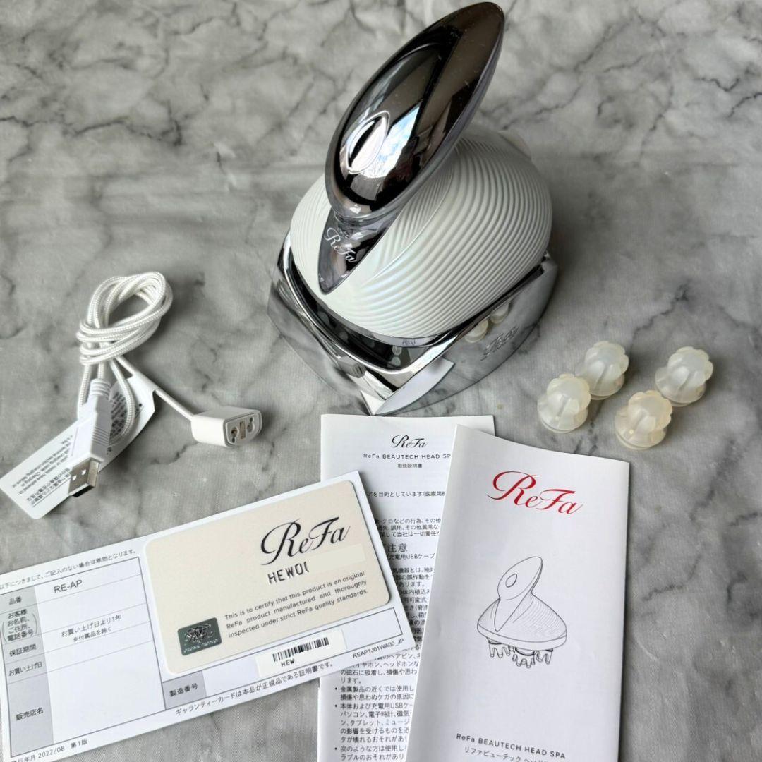 MTG ReFa リファビューテック ヘッドスパ　ホワイト