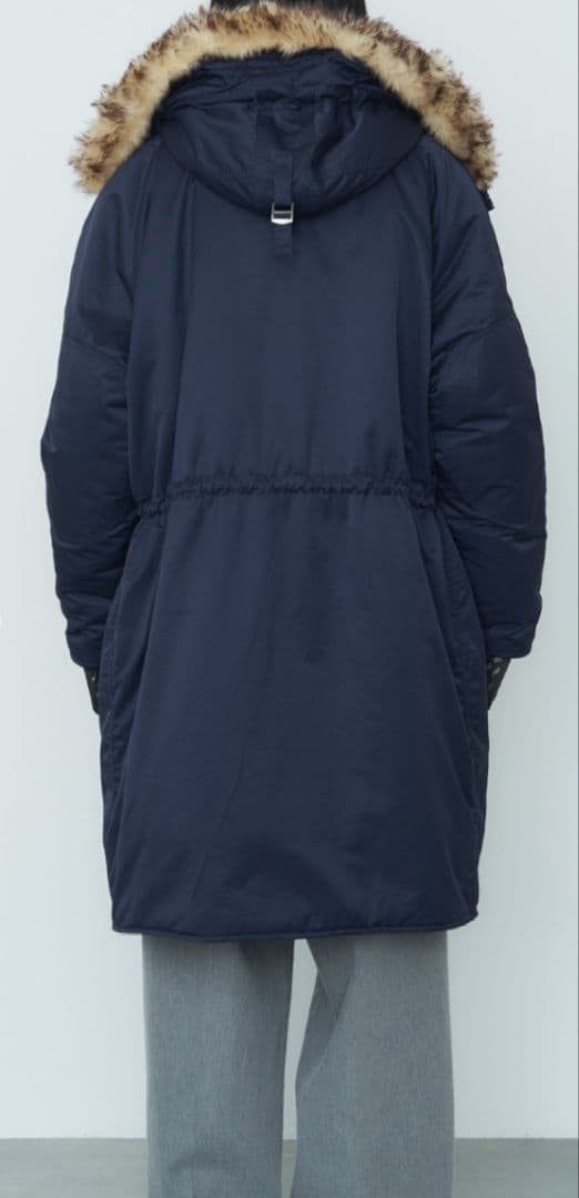 AIVER　N-3フライトコート　モッズコート　ネイビー