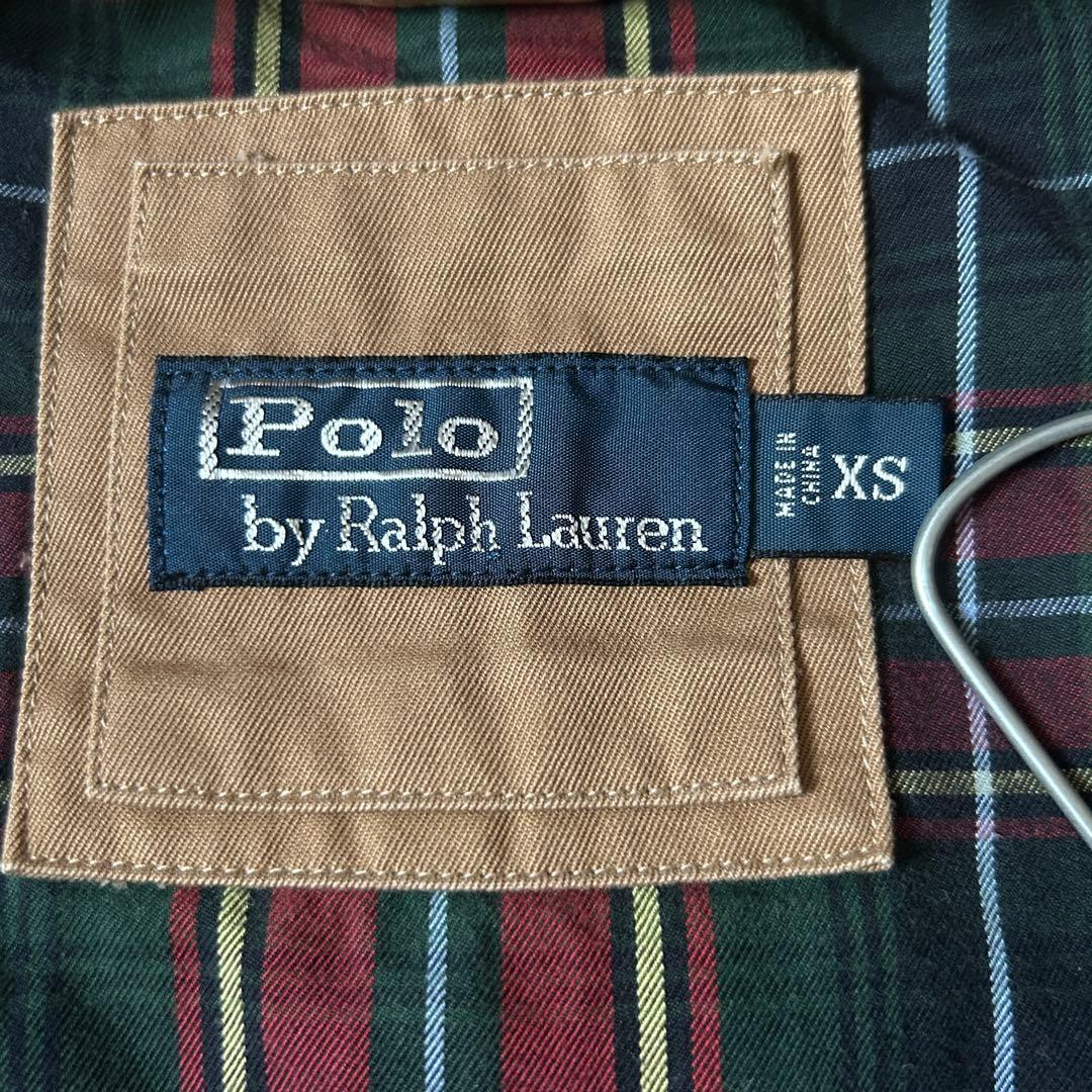 90s ラルフローレン スウィングトップ チンスト 裏地チェック ブラウン