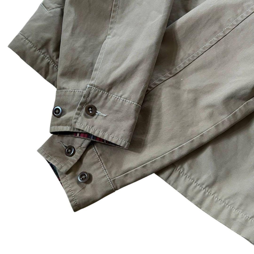 90s ラルフローレン スウィングトップ チンスト 裏地チェック ブラウン