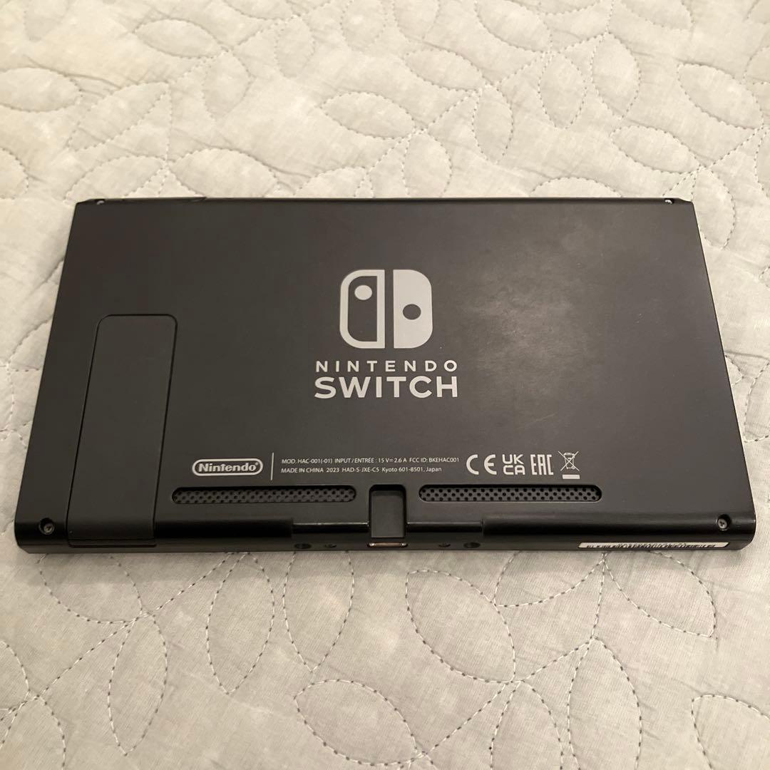 Nintendo Switch 本体 紫/黄色 Joy-Conストラップ付き