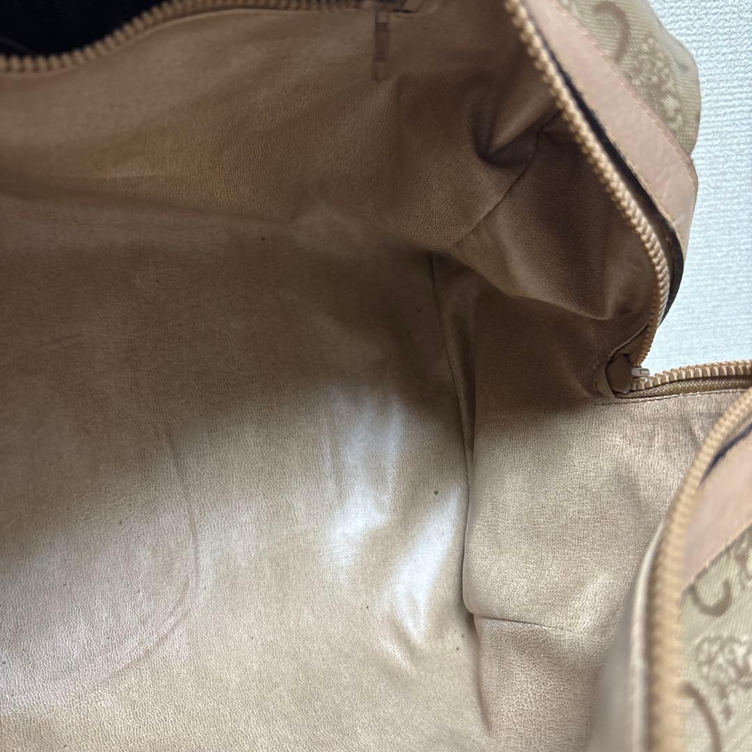 ✨希少✨　CELINE　セリーヌ　ボストンバッグ　Cマカダム　キャンバス　レザー