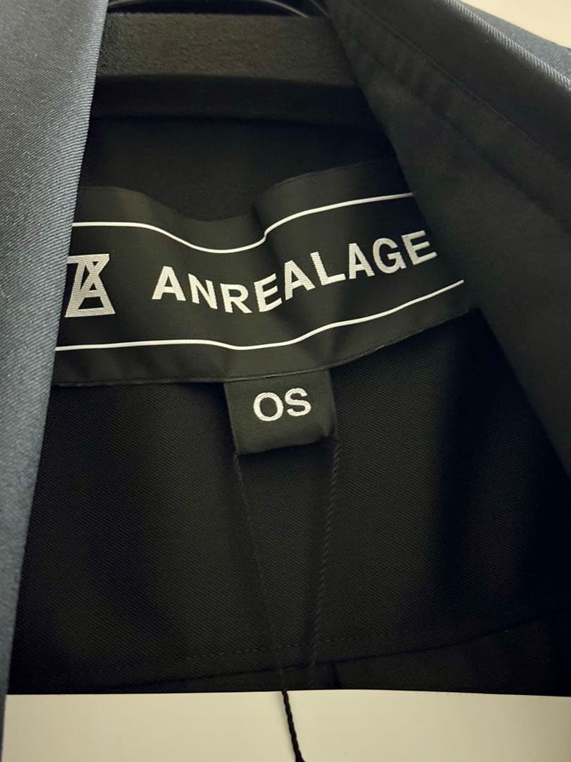 【本日限定価格】ANREALAGE ブラック オープンフロントジャケット OS