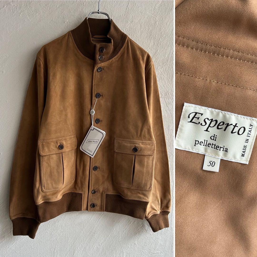 新品 Esperto A1-type スエードジャケッエスペルト A1 50