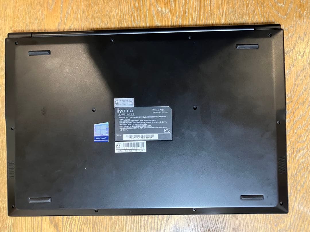 iiyama Windows 11 ノートPC ブラック l140mu