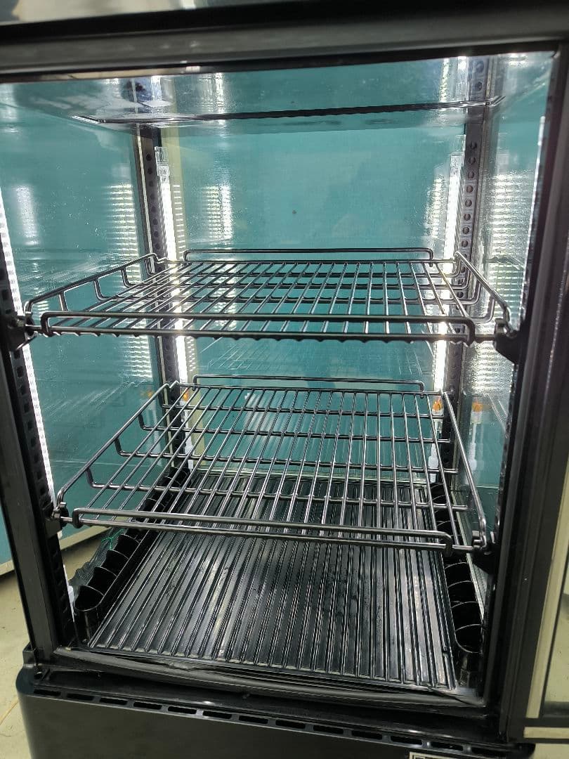 レマコム　4面ガラス 冷蔵ショーケース 卓上型 63L R4G-63SLB