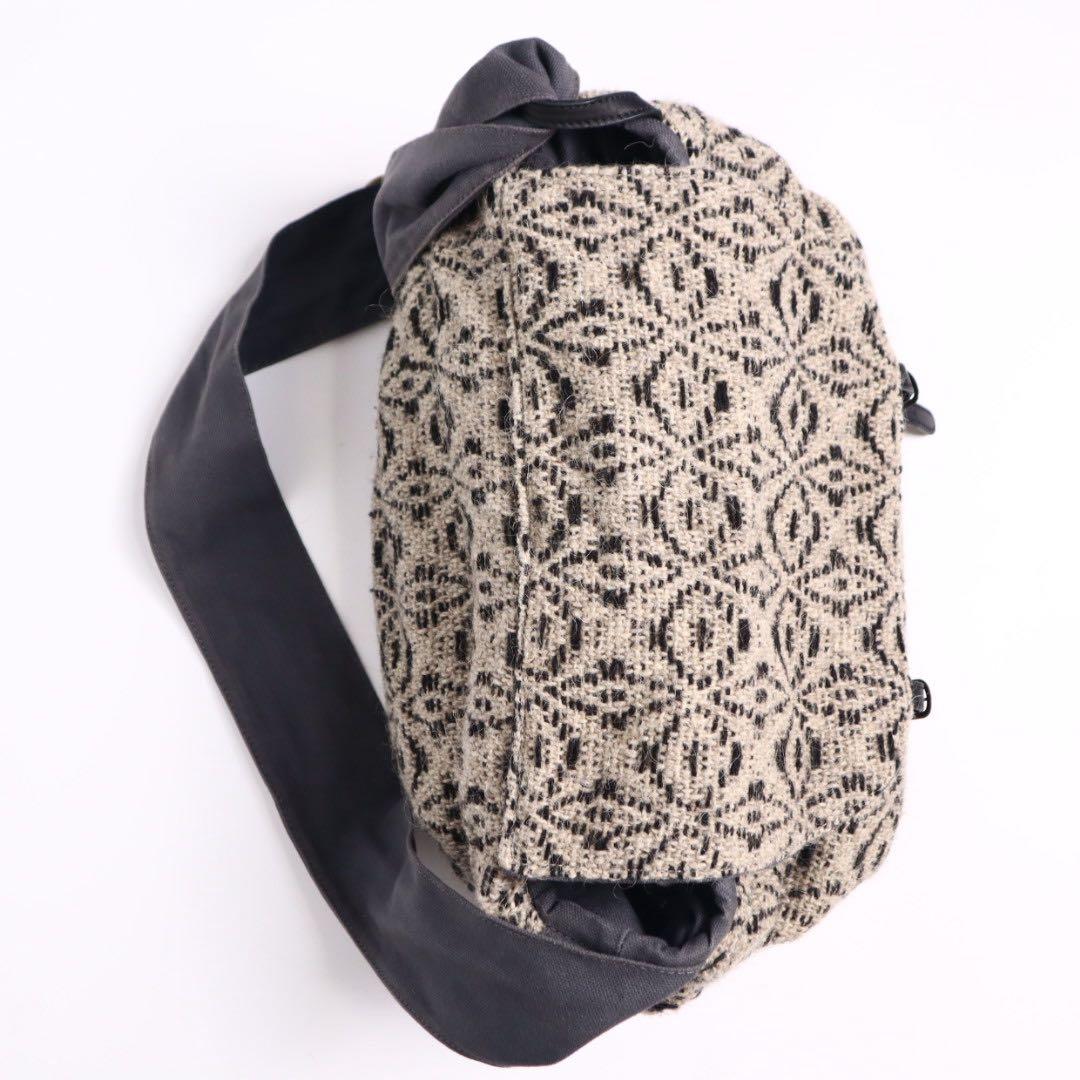 maria la rosa イタリア製 ウール メッセンジャーバッグ