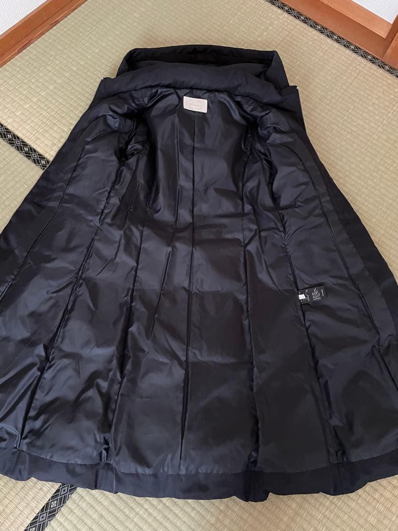 アベニールエトワール ロングダウンコート 34 ビジュー フード