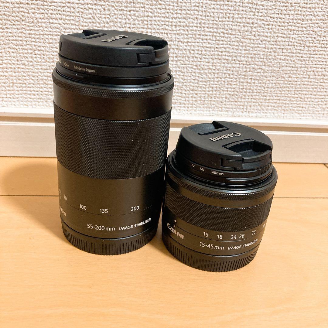 ミラーレス　ダブルレンズキット　eos kiss m 【値引き不可】