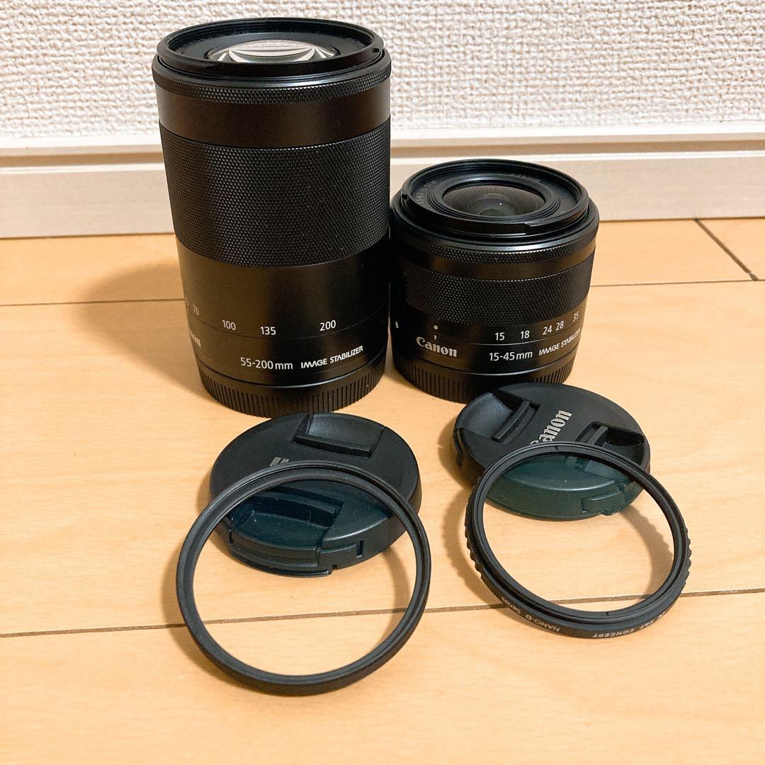 ミラーレス　ダブルレンズキット　eos kiss m 【値引き不可】