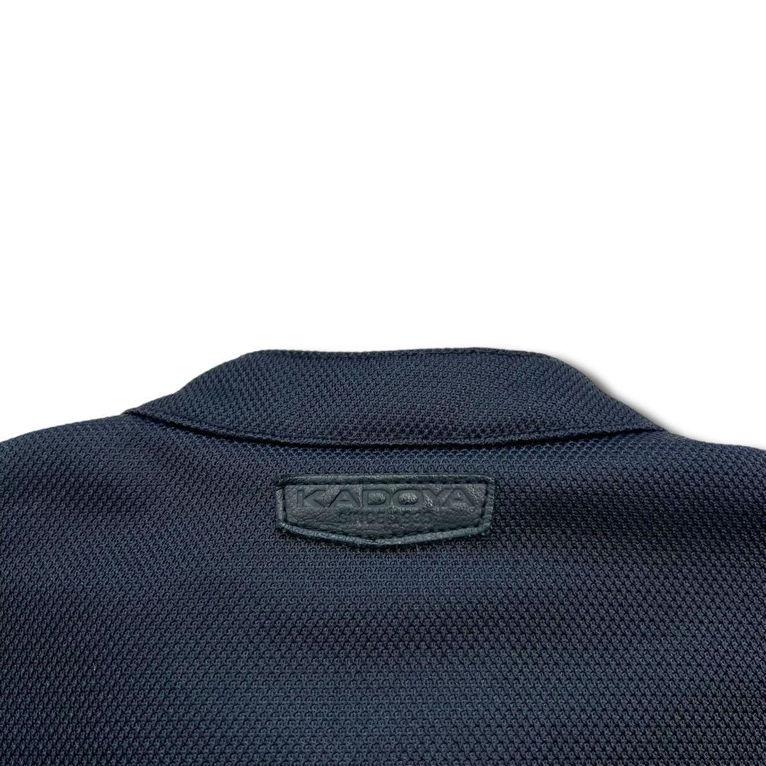 美品 KADOYA メッシュ ライダース ジャケット M ブラック シングル