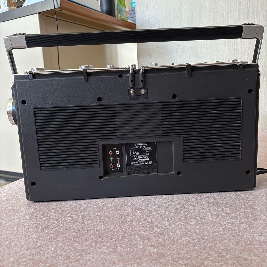 ジャンク　レア品　PIONEER パイオニア ラジカセ SK-95 昭和レトロ