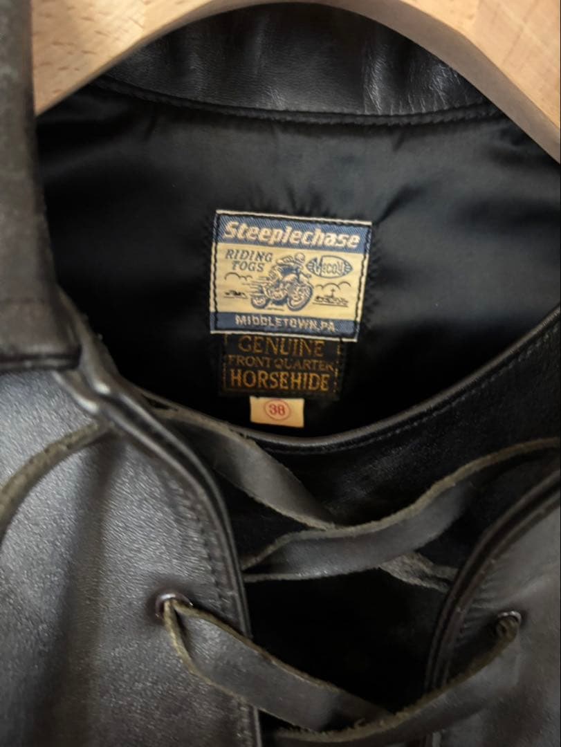 THE REAL McCOY’S STEEPLECHASE レザージャケット