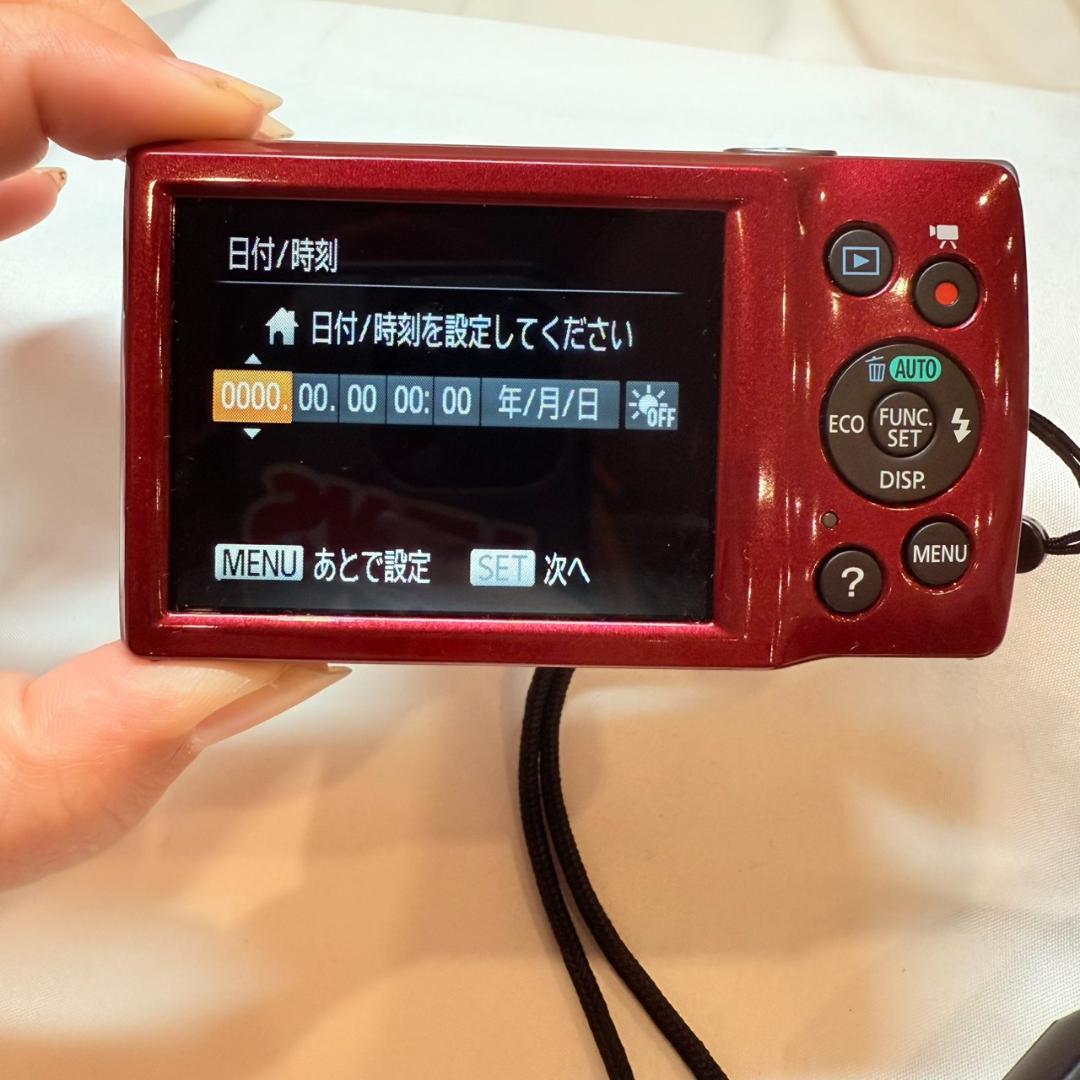 Canon IXY120 コンパクトデジタルカメラ レッド