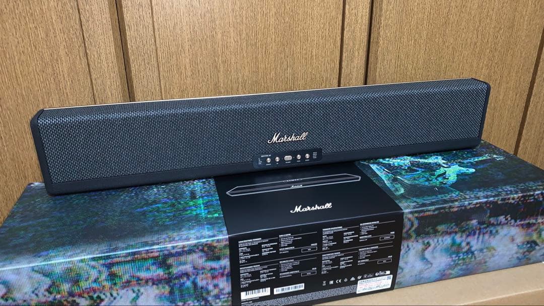 Marshall Heston 60 サウンドバー ブラック 箱付属品完備 美品