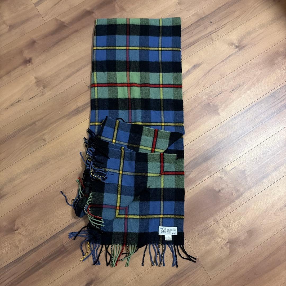 【2/1まで出品】ジョンストンズ RHC別注　大判ストール　　　ロンハーマン