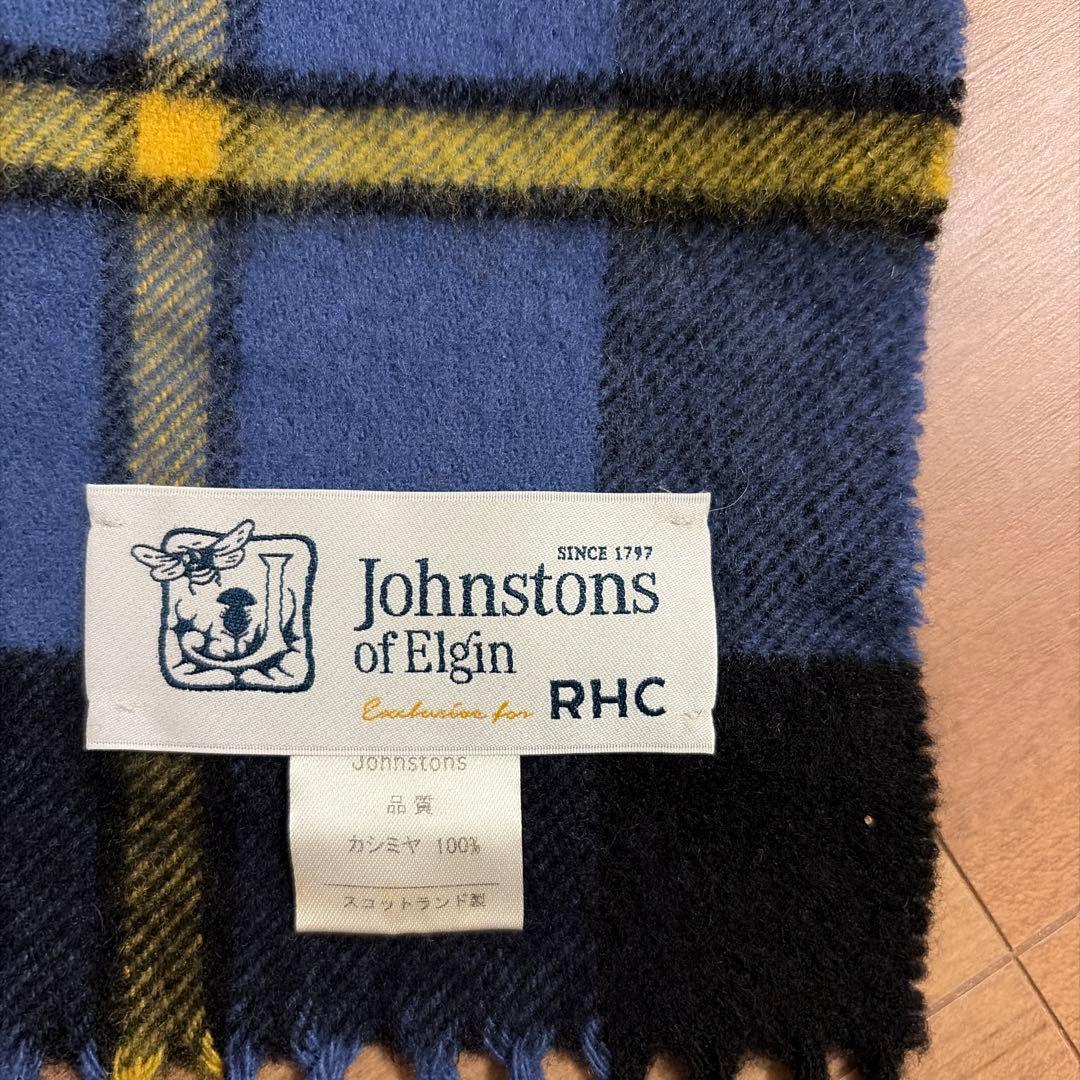 【2/1まで出品】ジョンストンズ RHC別注　大判ストール　　　ロンハーマン