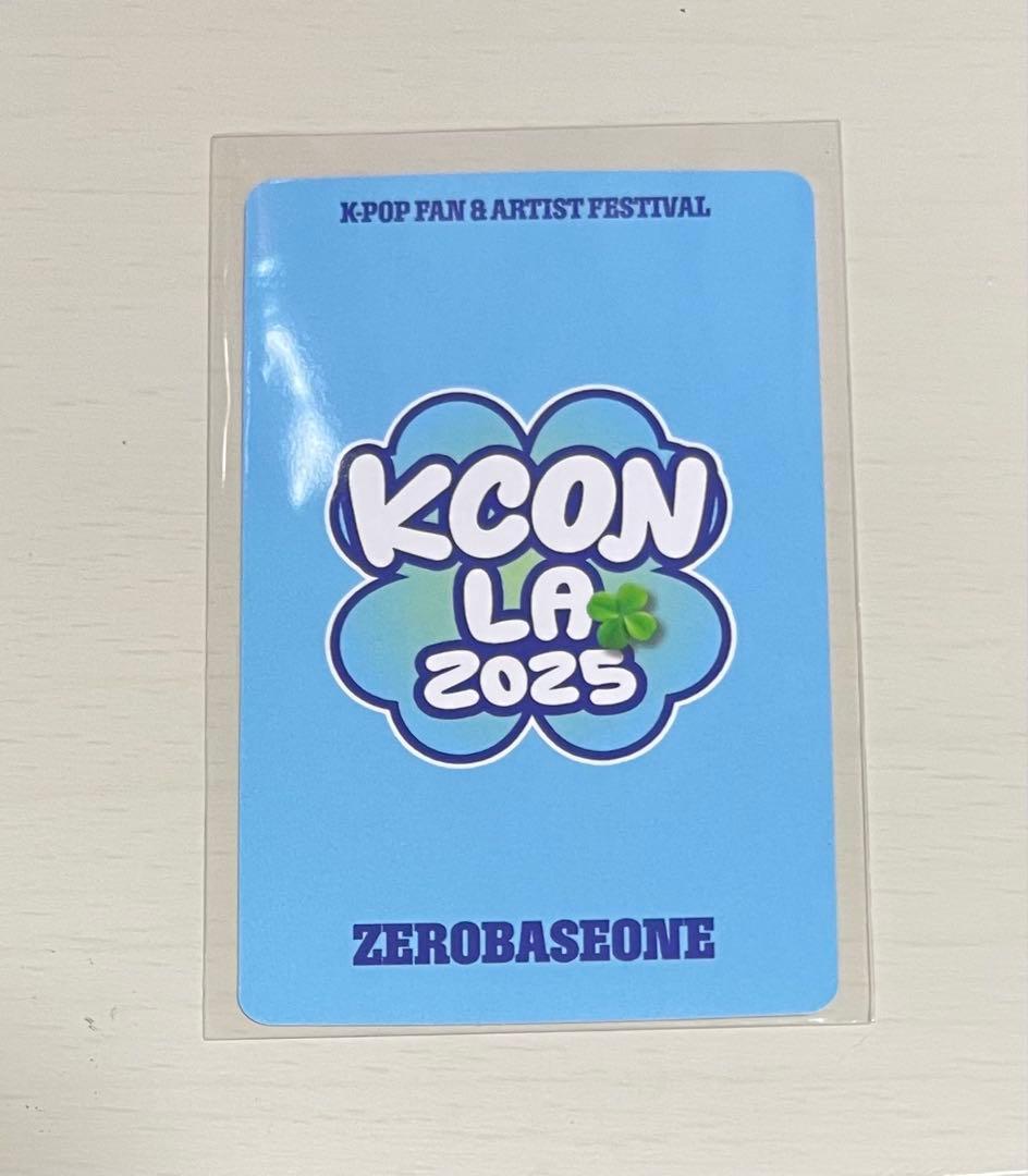 zb1 ゼベワン KCON LA 2025 サインMD トレカ キムジウン
