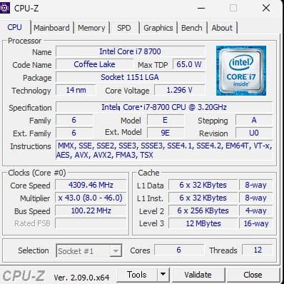 i7-8700 + ASUS PRIME Z370-A 動作確認済み セット