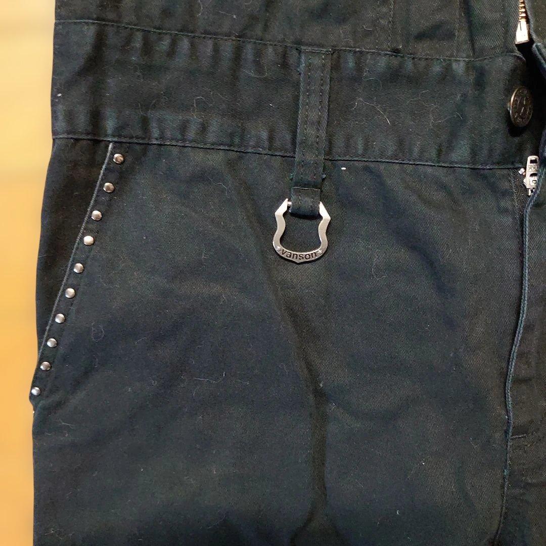 VANSON　ツナギ　スカルプリント　オールインワン