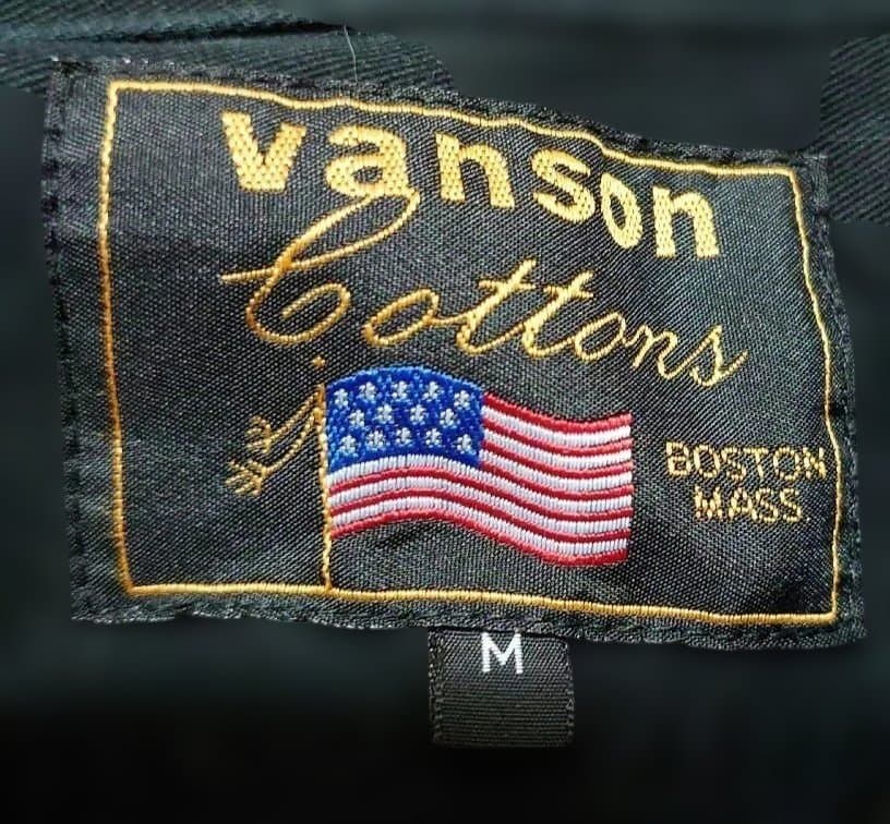 VANSON　ツナギ　スカルプリント　オールインワン