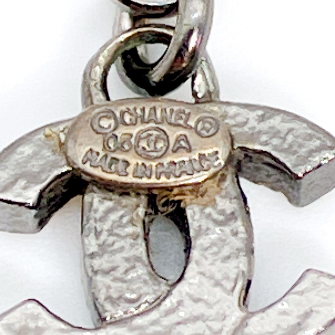 希少 レア CHANEL ココマーク マルチカラー ラインストーン ピアス 片耳