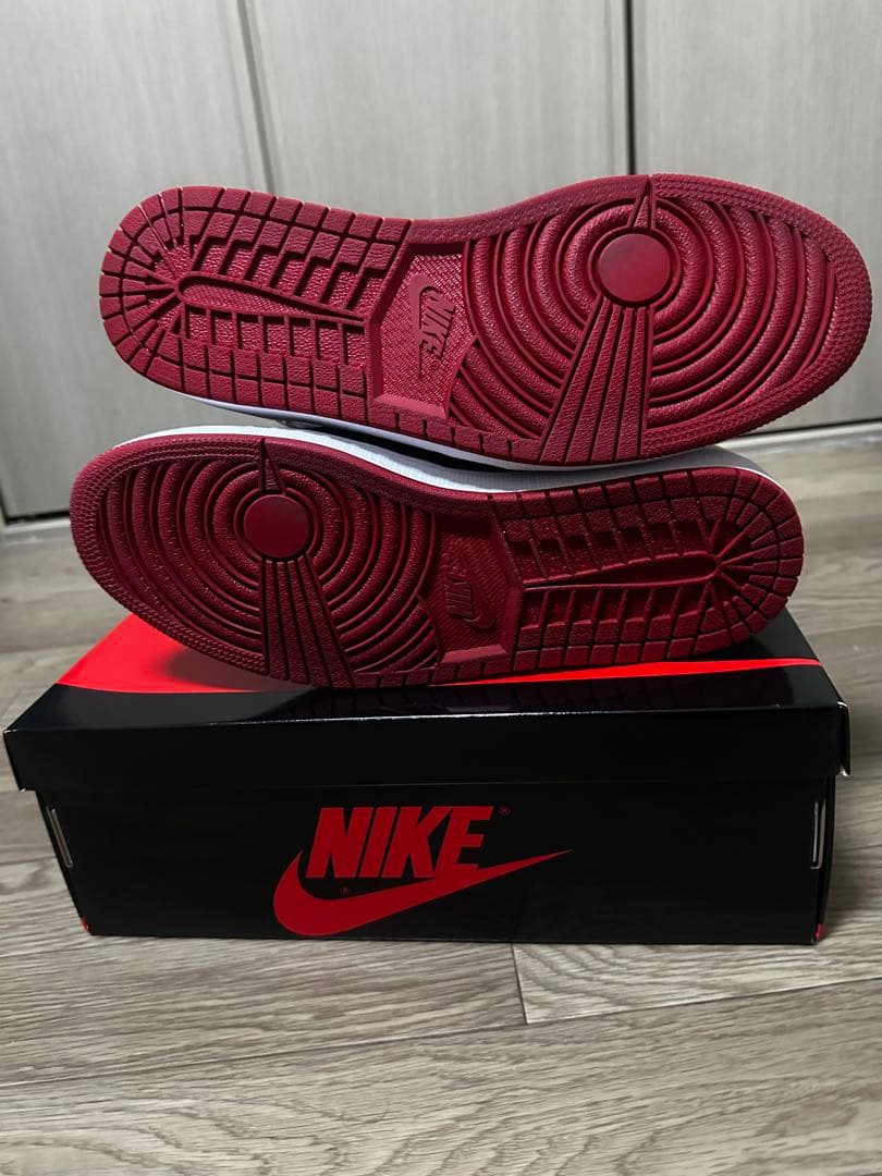 靴 Nike Air Jordan High OG Patent Bred 30cm