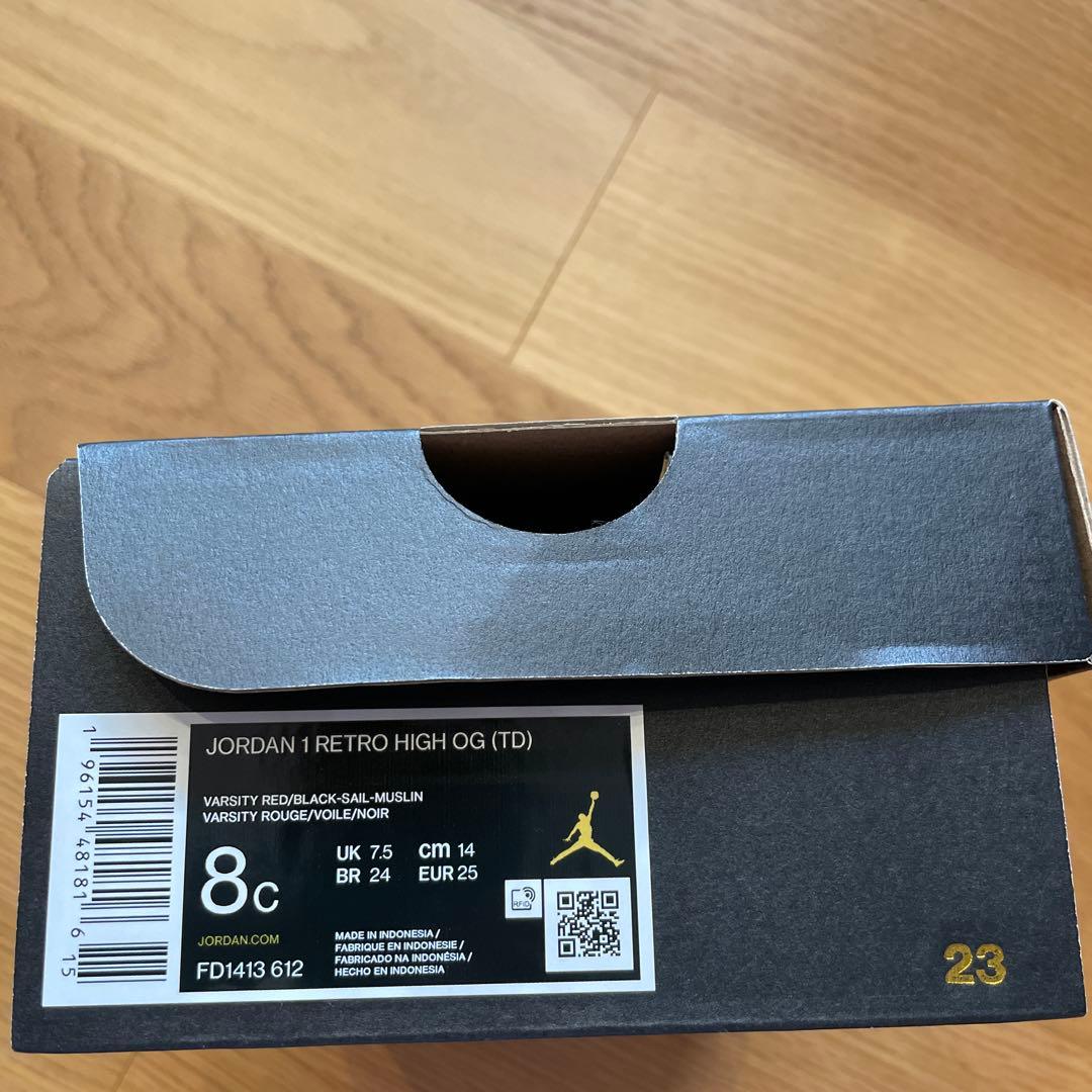 Nike TD Air Jordan 1 High OG ナイキ　ジョーダン
