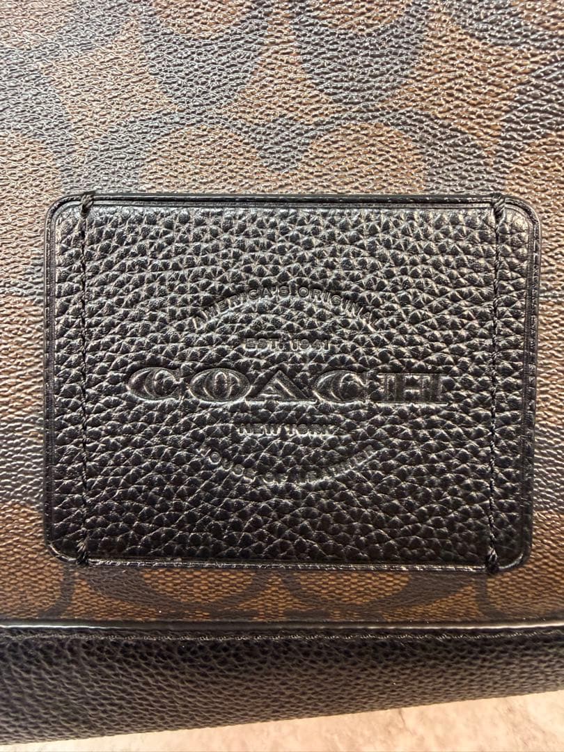 【美品】COACH コーチ メッセンジャーバッグ A4可 レザー