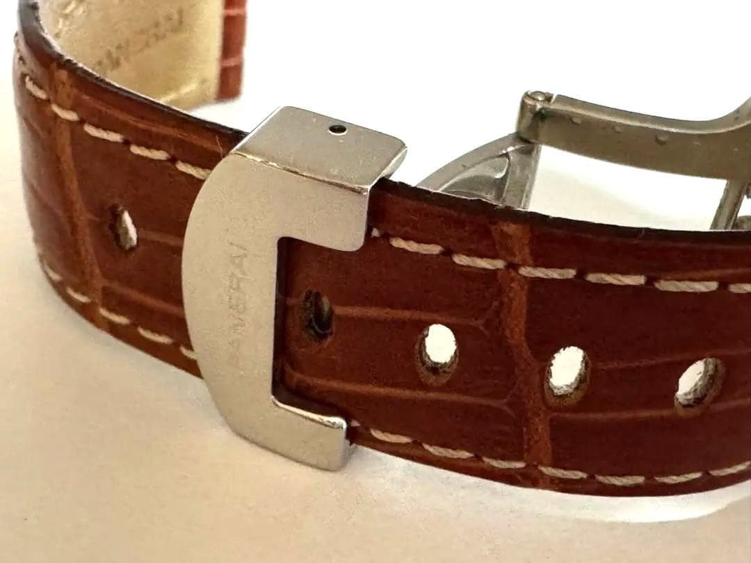 PANERAI 純正レザーストラップ Dバックル付きベルト