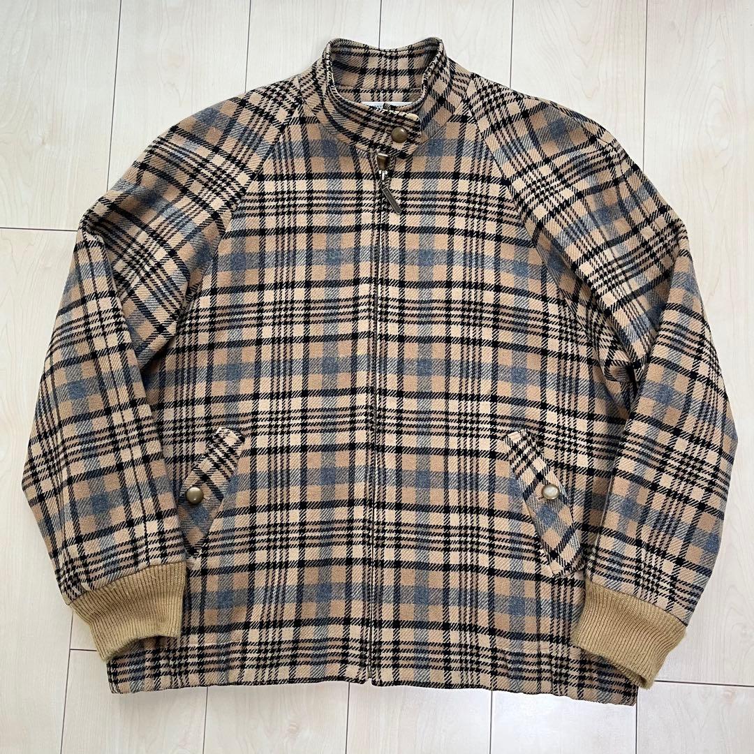 90s USA製 ペンドルトン チェック ウール スウィングトップ ジャケット