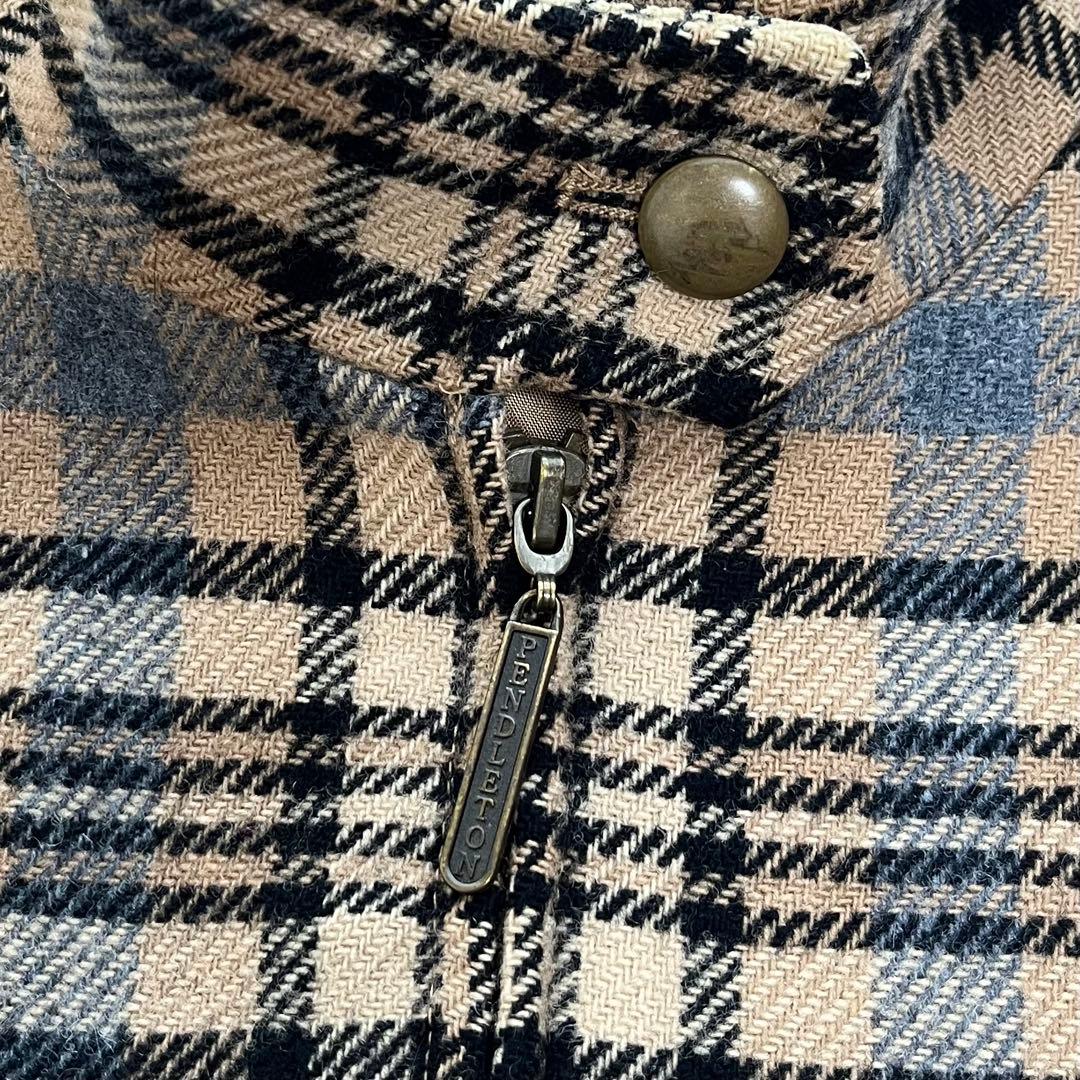 90s USA製 ペンドルトン チェック ウール スウィングトップ ジャケット