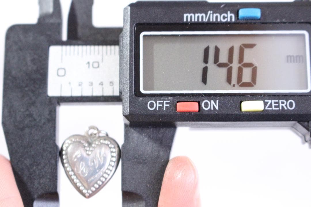 30s　スウィートハートジュエリー　WW2　古着に イニシャル　ピュアハート