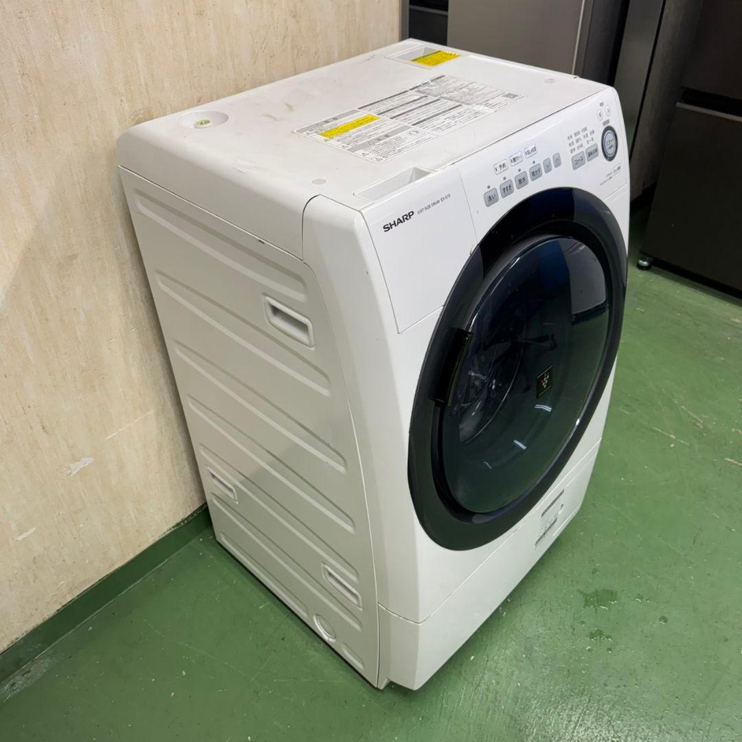 285↑送料設置無料★SHARPドラム式洗濯機　乾燥機能付き　7㌔