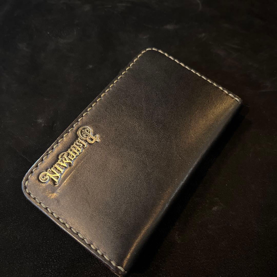 ブルーミンレザー ミドルウォレット ウォレットチェーン セット