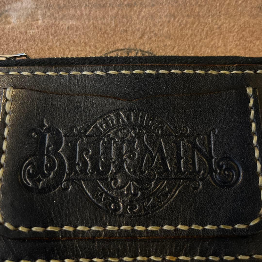 ブルーミンレザー ミドルウォレット ウォレットチェーン セット