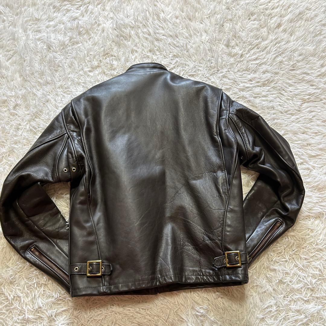 【希少美品】schott ショット 38 シングルライダースジャケット 641