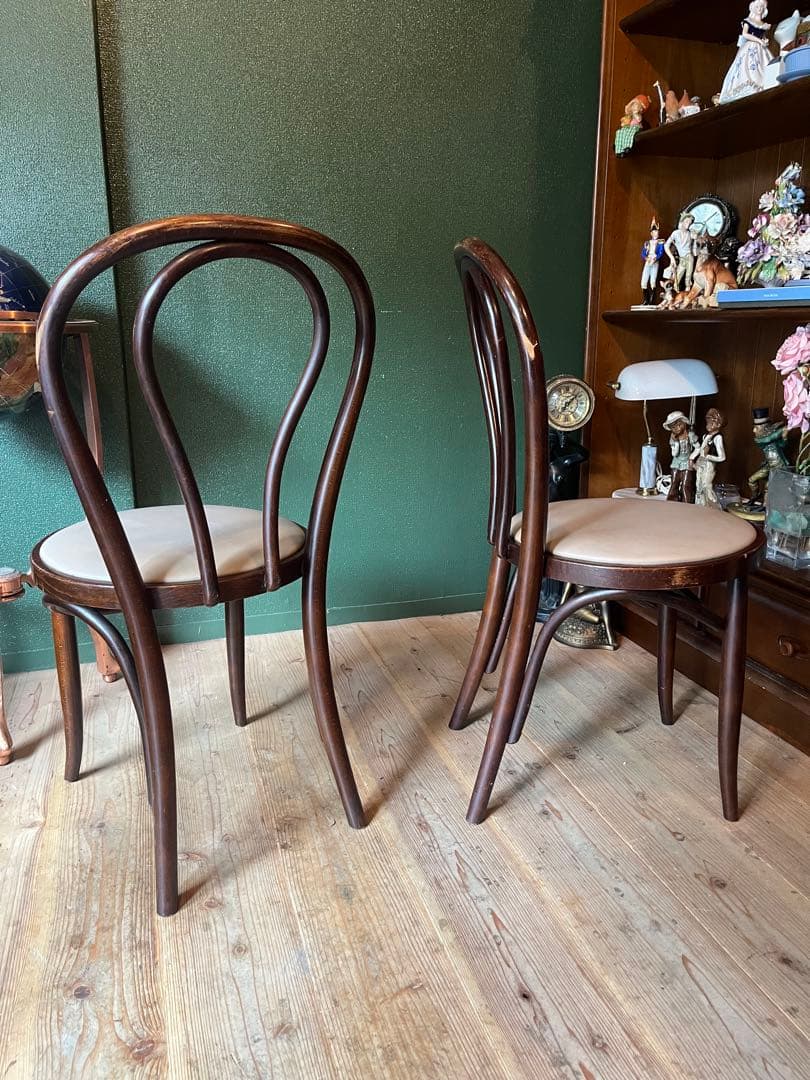 ベントウッドチェア 椅子 セット 昭和レトロ アンティーク 曲木 ビンテージ